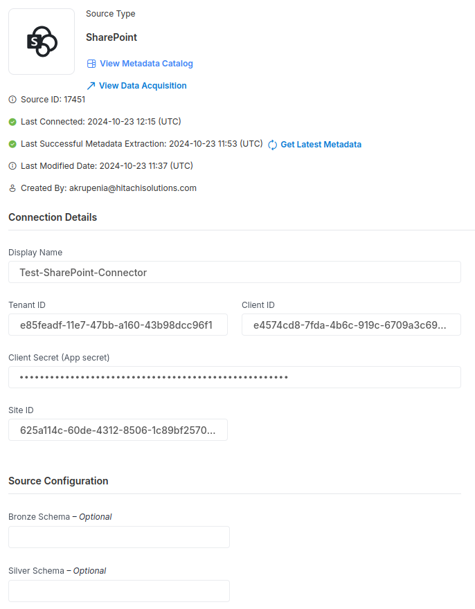SharePoint setup screenshot