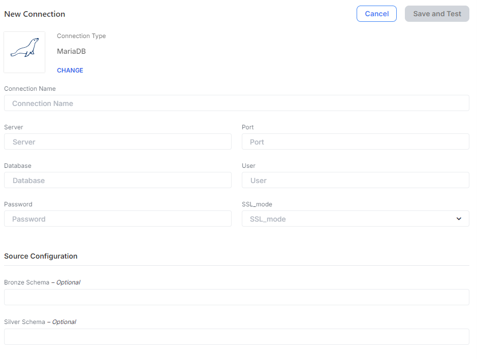 MariaDB setup screenshot